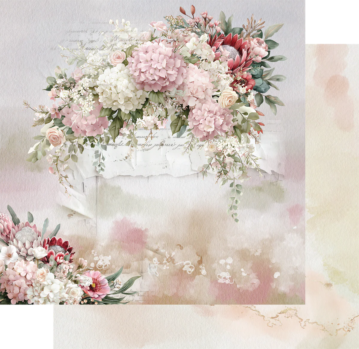 Uniquely Creative - Paperbark Blooms Matilda's Garden Paper- 3077