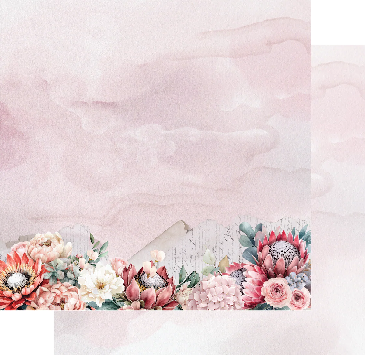 Uniquely Creative - Paperbark Blooms Layered Bloom Paper -3080