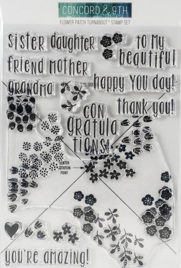 Concord & 9th - Flower Patch stamp set (10589)