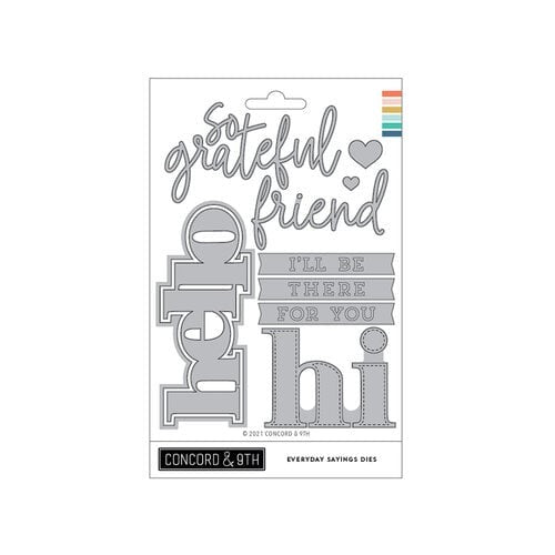 Concord & 9th - Everyday Sayings dies (11103)