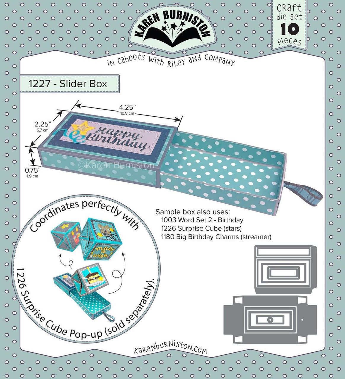 Karen Burniston - 1227 Slider Box