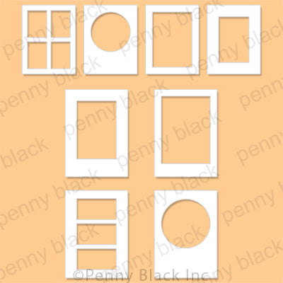 Penny Black - 25021 Background Basic Stencil- out of stock