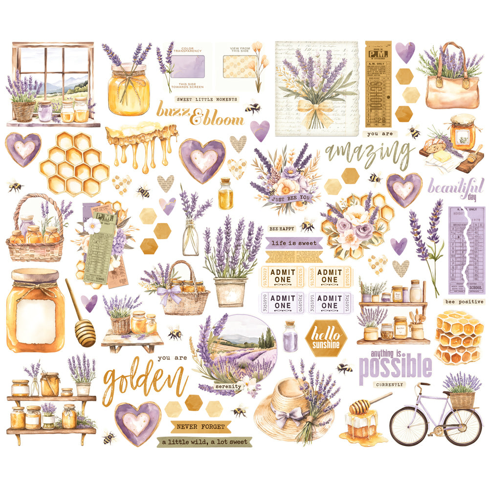Simple Stories - 26426 Simple Vintage Lavender Fields Bits & Pieces