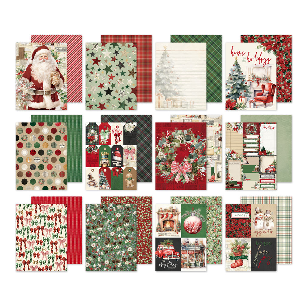 Simple Stories - Simple Vintage Old-Fashioned Christmas 6x8 Paper Pad 27623