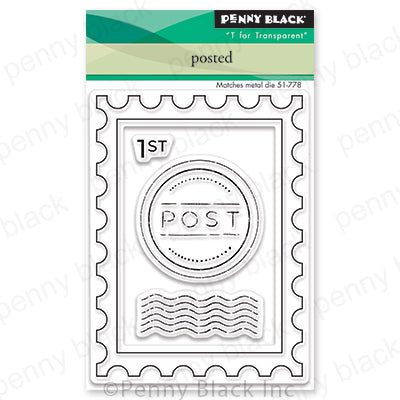 Penny Black - 30-985/51-778 Posted (stamp & die set)