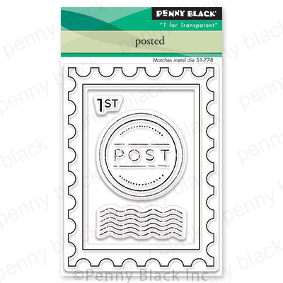Penny Black - 30-985/51-778 Posted (stamp & die set)