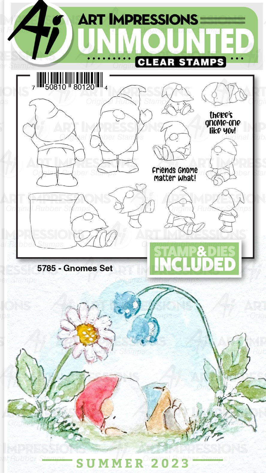 Art Impressions - 5785 Gnomes Set