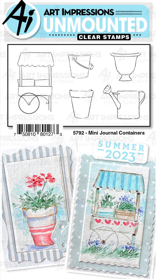 Art Impressions - 5792 WC Mini Journal Containers