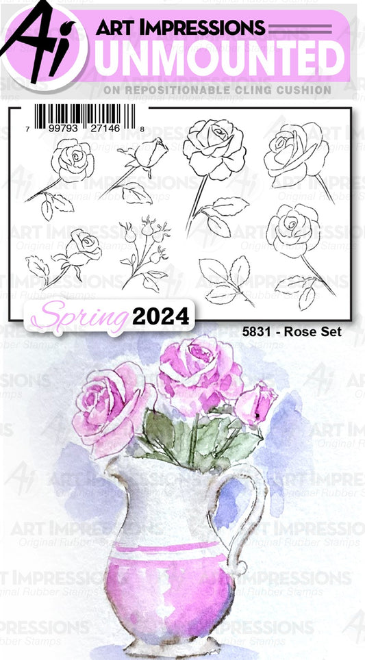 Art Impressions - 5831 Rose set