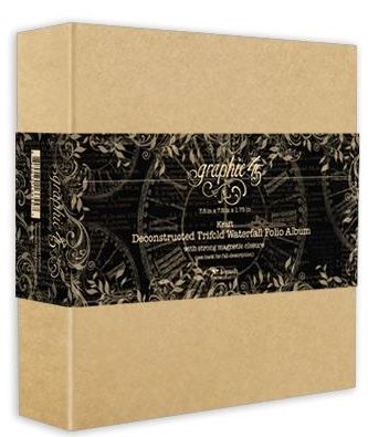 Graphic 45 Deconstructed Trifold Waterfall Folio Album 5A002BZ9