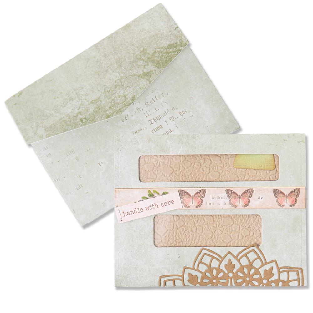 Sizzix Eileen Hull Thinlits Die set - Journaling Card Envelope and Windows (666276)......