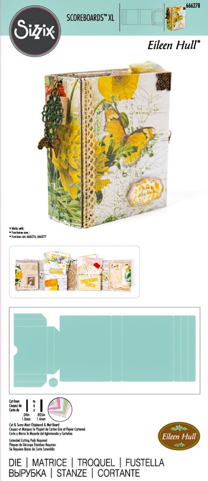 Sizzix Eileen Hull Score Boards Bigz XL Die Card Case (666278)......