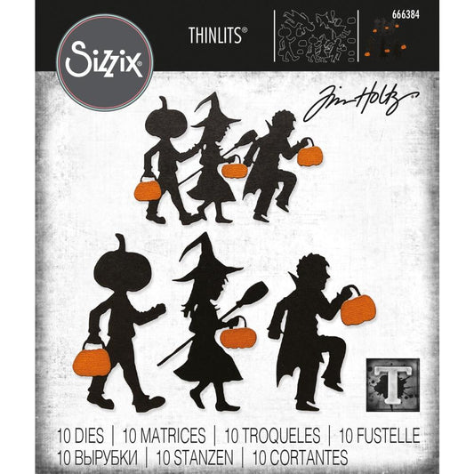 Sizzix Tim Holtz Thinlits Die Set Halloween Night (666384)