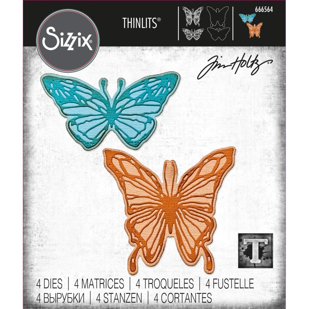 Tim Holtz / Sizzix Vault Scribbly Butterfly (666564).........