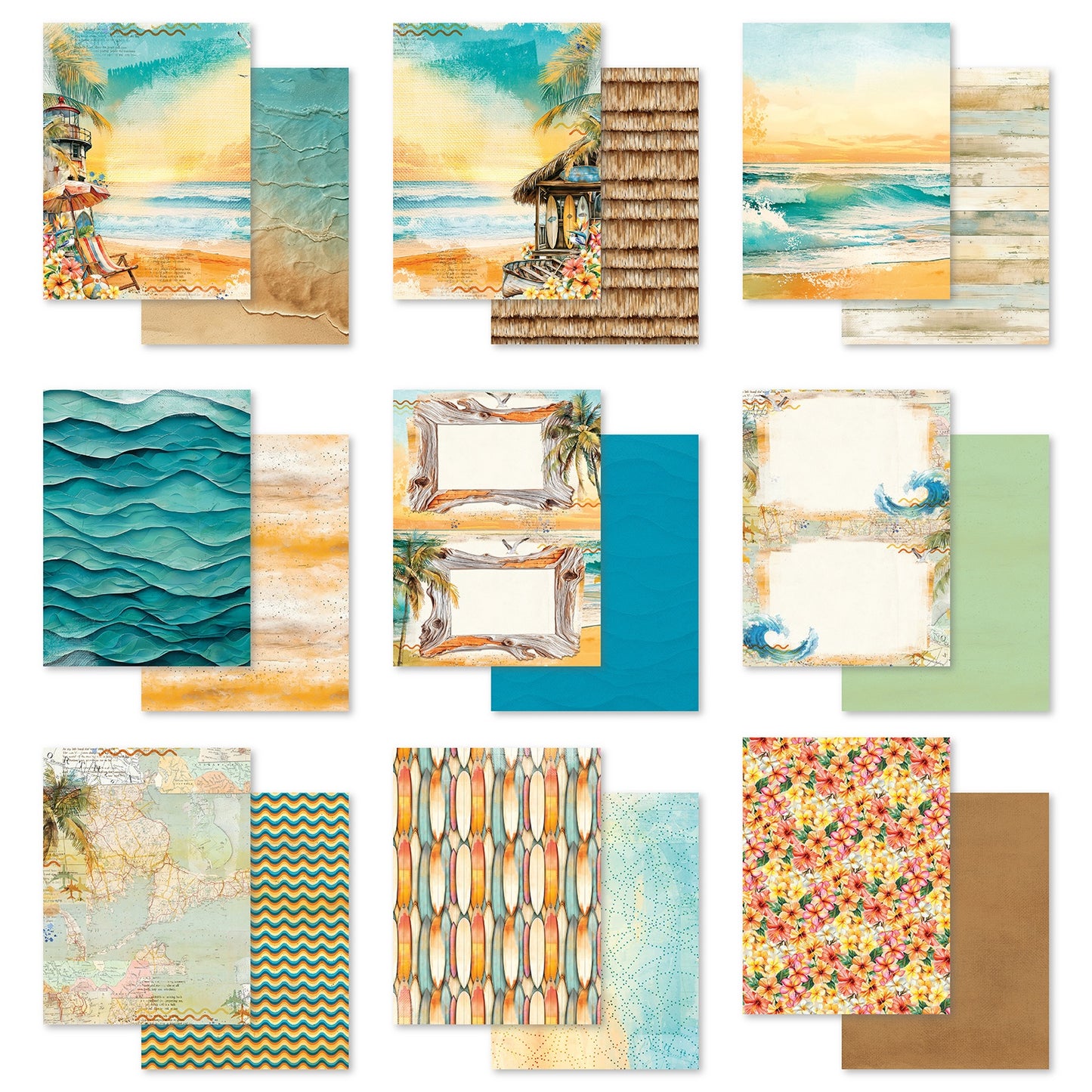 49 & Market - 6x8 Beach Vibe Collection DBV32024