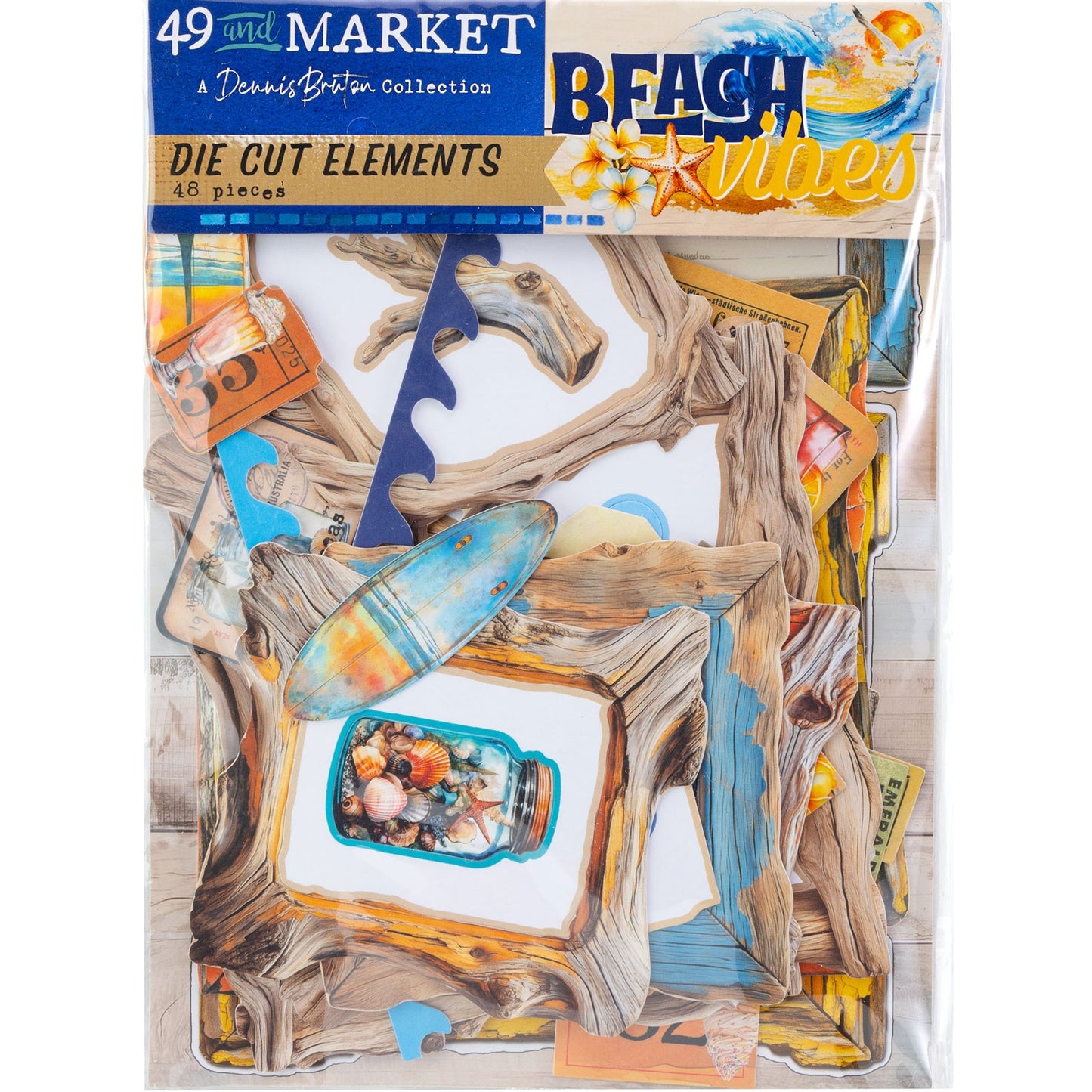 49 & Market - Beach Vibe Die Cut Elements DBV32178