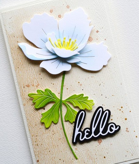 Memory Box die - 94764 Graceful Anemone