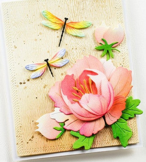 Memory Box die - 94877 Graceful Peony Blossom