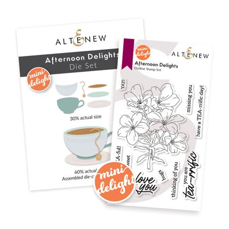 Altenew - Mini Delights: Afternoon Delights (stamp and die set)
