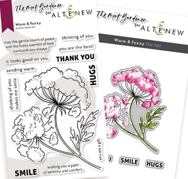 Altenew - Warm & Fuzzy (stamp & die set)…….