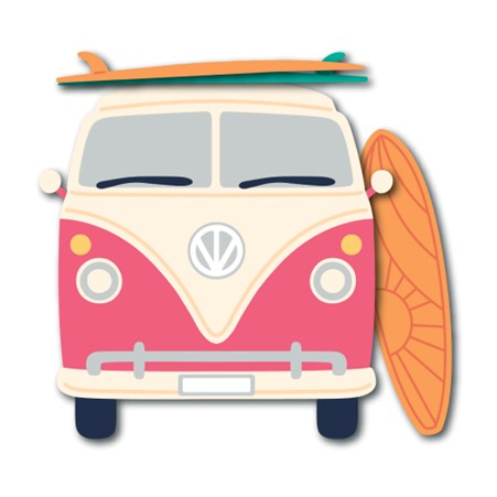 Honey Bee Stamps - Lovely Layers - Beach Bound Holiday die set