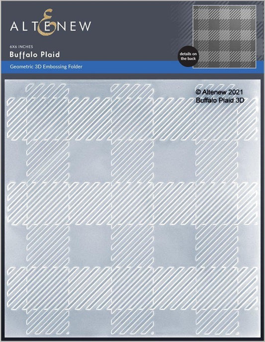 Altenew - 3D Embossing Folder Buffalo Plaid*