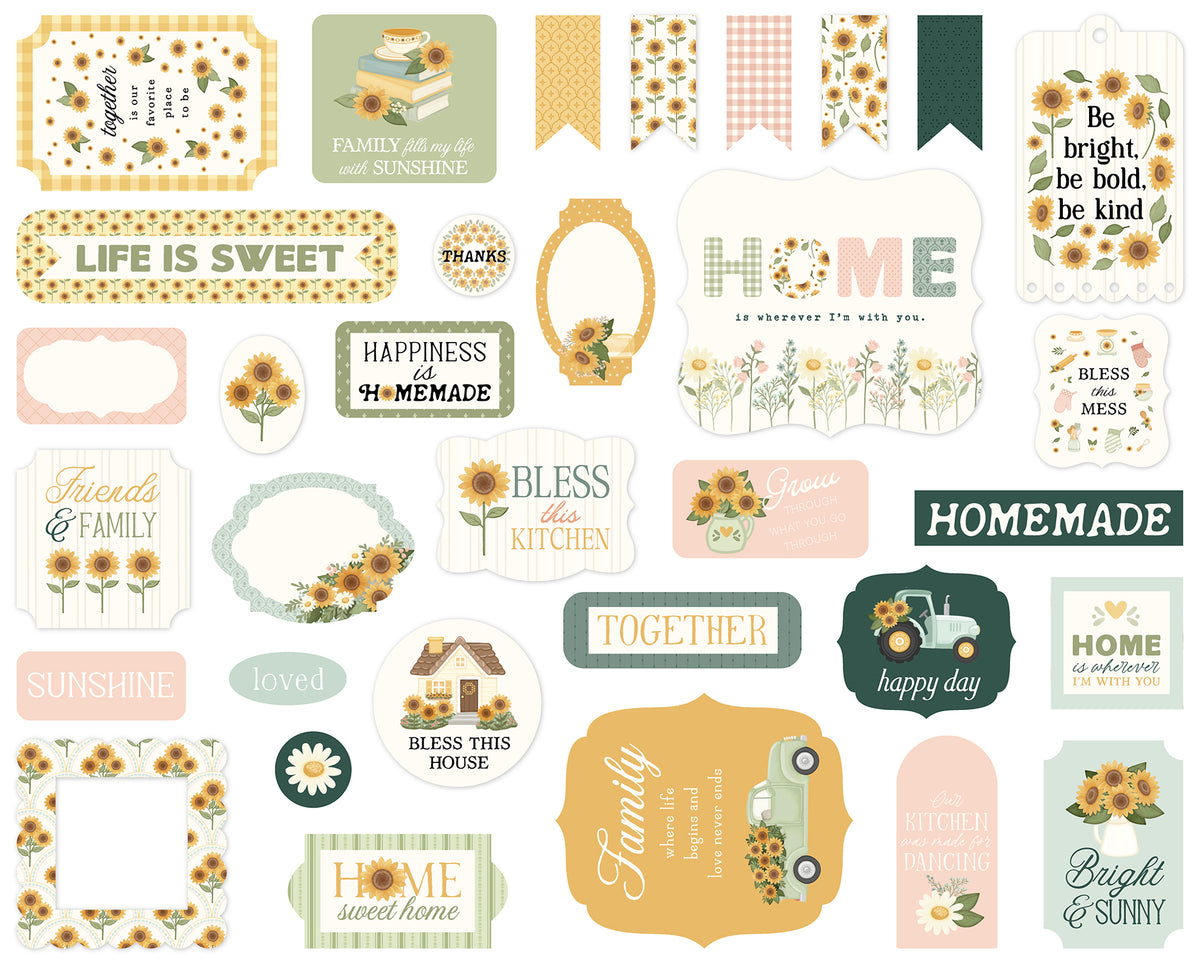 Carta Bella - Home Sweet Home Ephemera541024