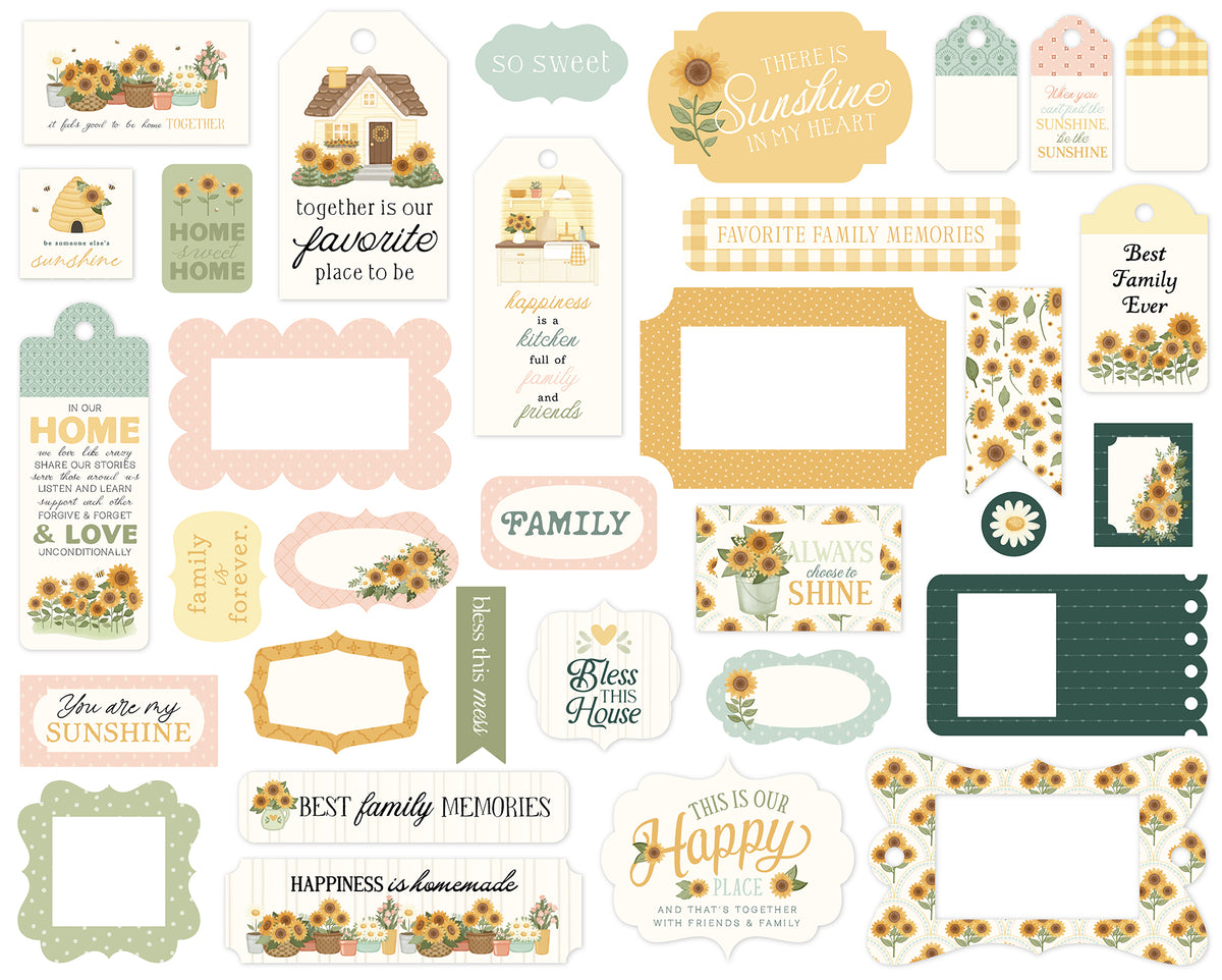 Carta Bella - Home Sweet Home Frames & Tags541025