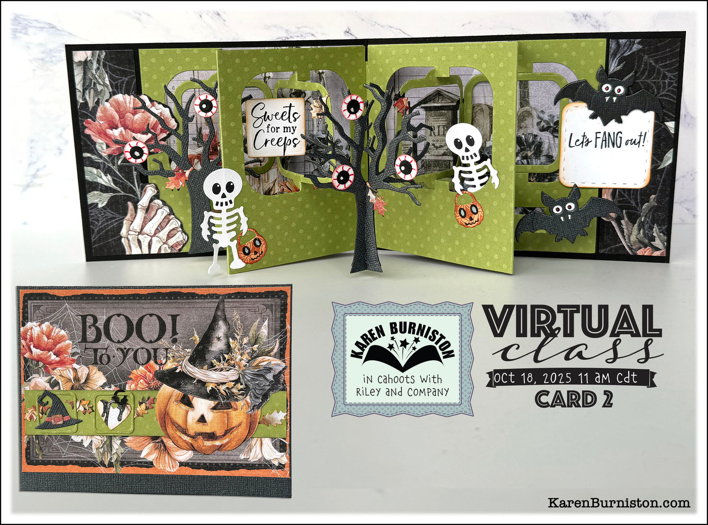Karen Burniston - October 2025 Virtual Class - Paper Only Kit