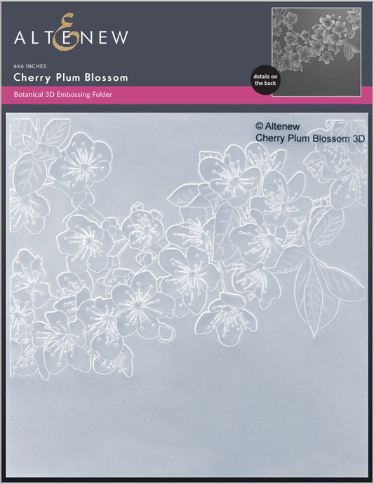 Altenew - 3D Embossing Folder - Cherry Plum Blossom