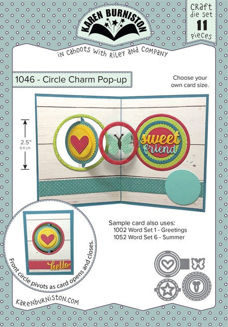 Karen Burniston - 1046 Circle Charm Pop-Up