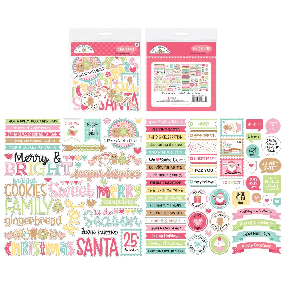 Doodlebug Designs - Gingerbread Kisses - Chit Chat (DB8313).........