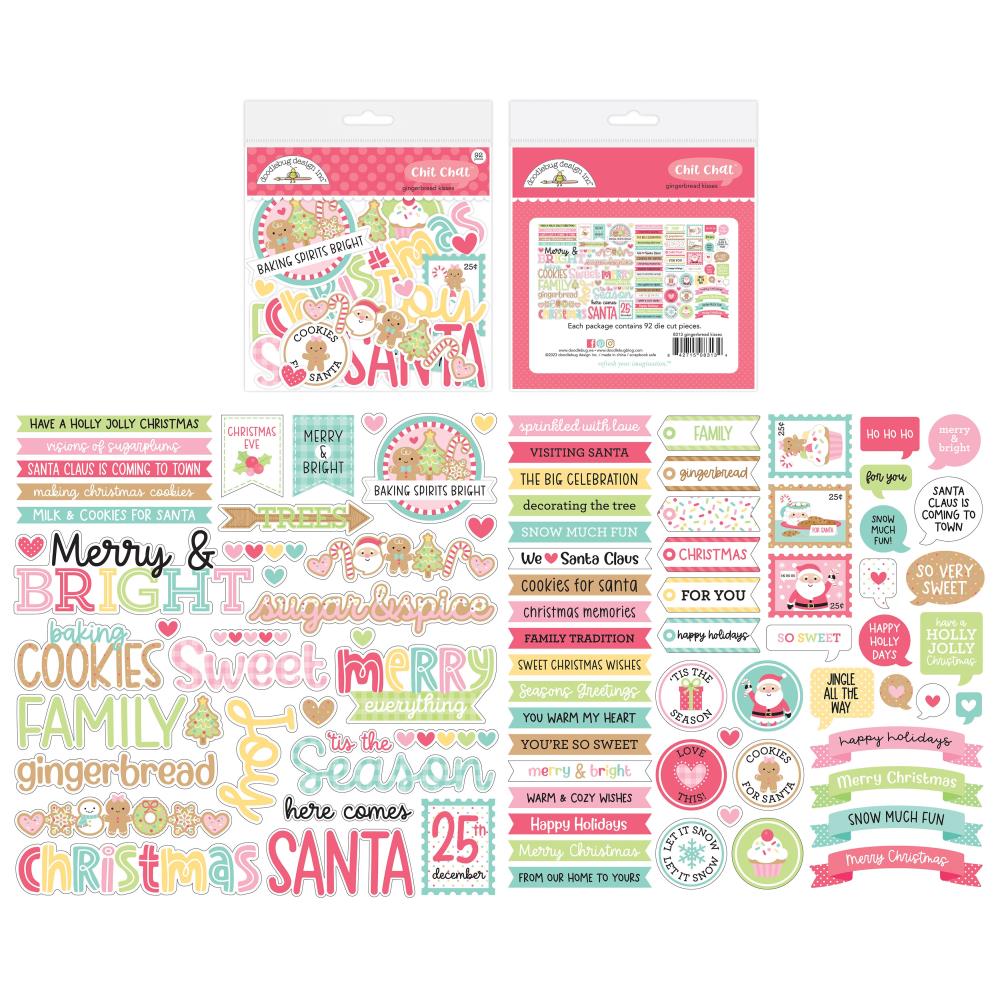 Doodlebug Designs - Gingerbread Kisses - Chit Chat (DB8313)