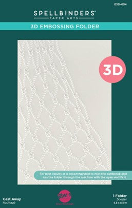 Spellbinders E3D-054 Cast Away 3D Embossing Folder.......