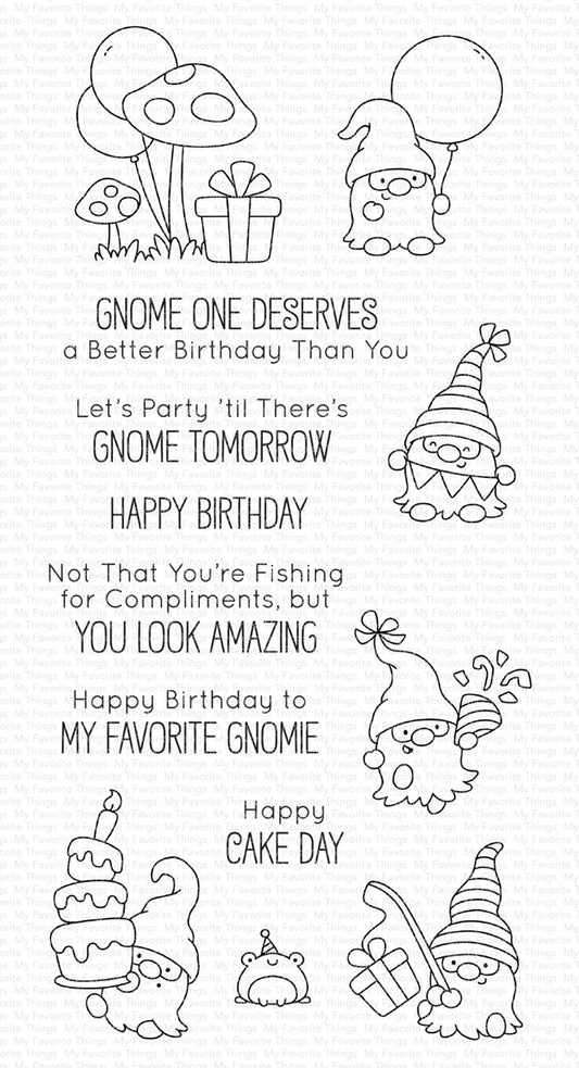 My Favorite Things - Happy Birthday to My Favorite Gnomie (stamp & die set)