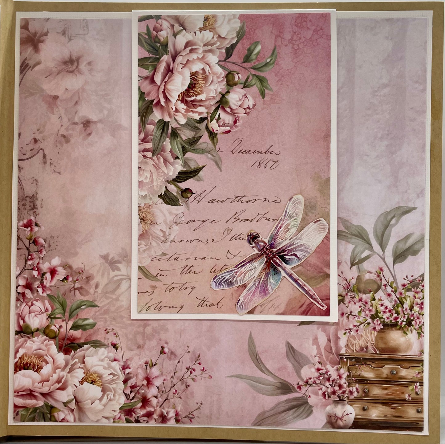 MC&S Album Kit - 3Quarter Designs - Blossoming Peonies