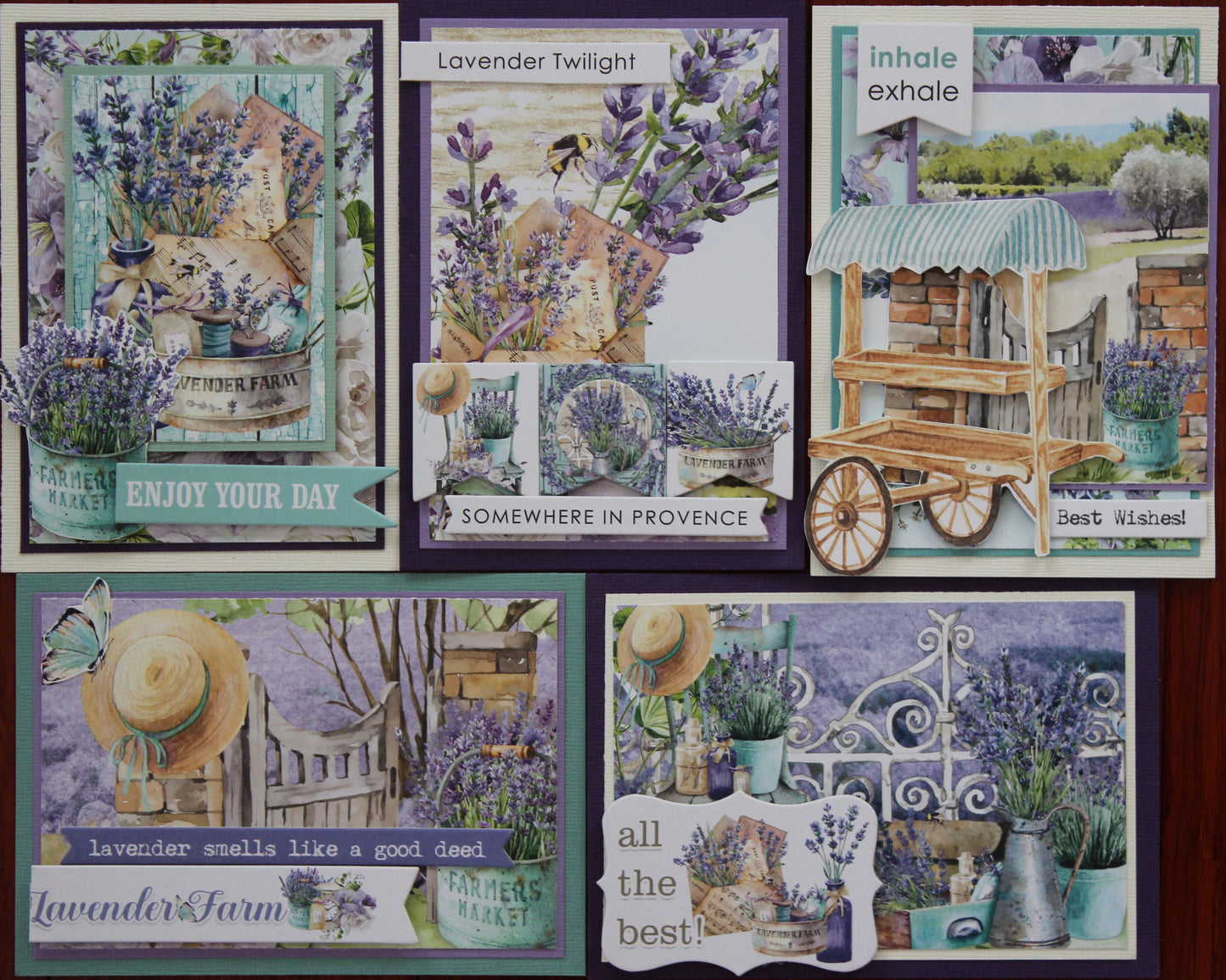 MC&S Card Kit - Lavender Farm - Kit 1