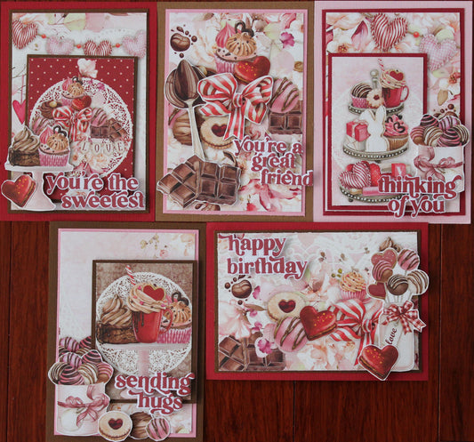 MC&S Card Kit - Mintay Chocolate Kisses - Kit 1 - sold out
