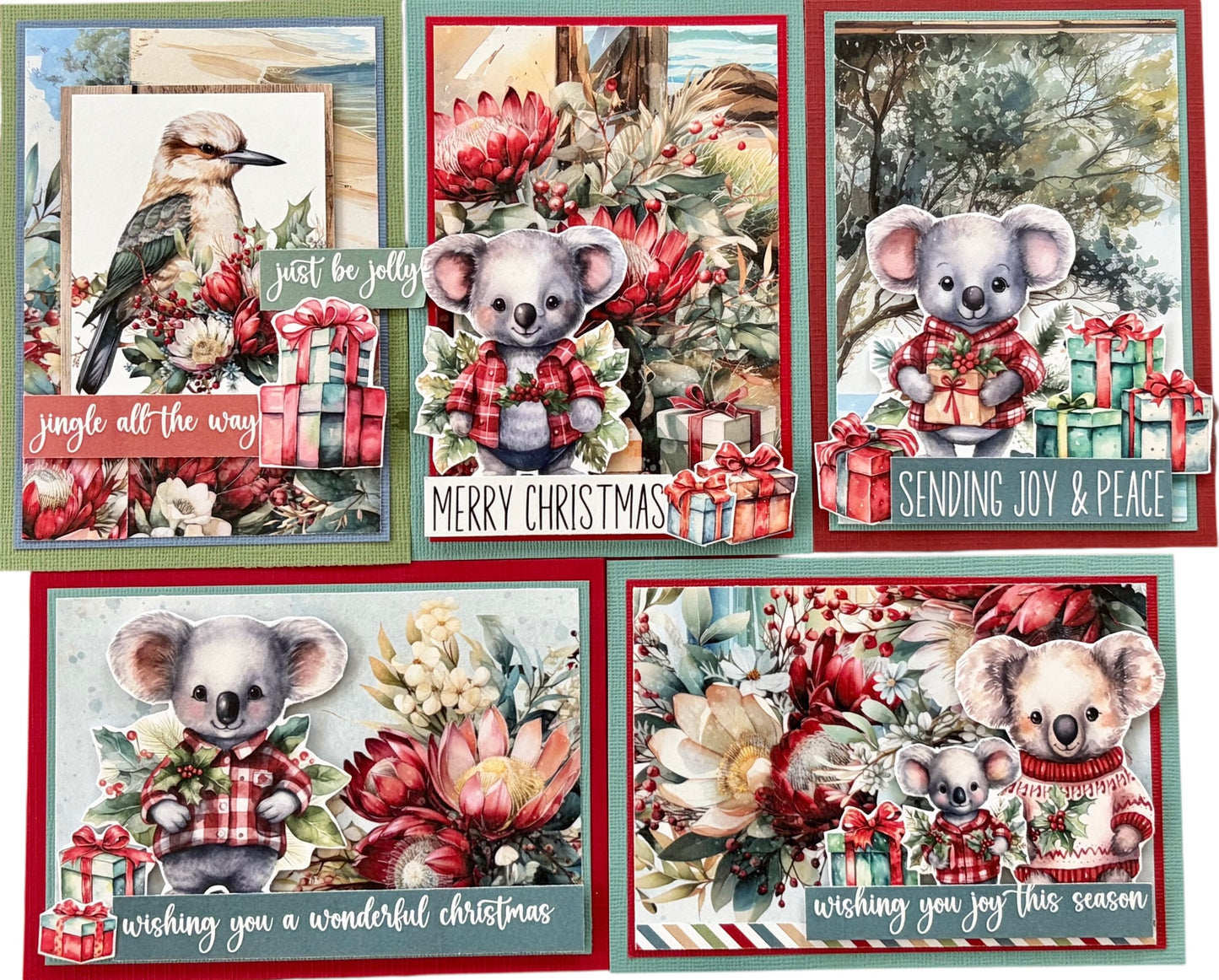 MC&S Card Kit - Paper Rose Studios - Christmas Time - Koalas Kit 2 sold out