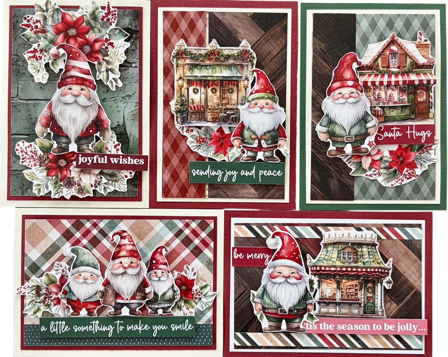MC&S Card Kit - Paper Rose Studios - Christmas Gnomes Kit 2