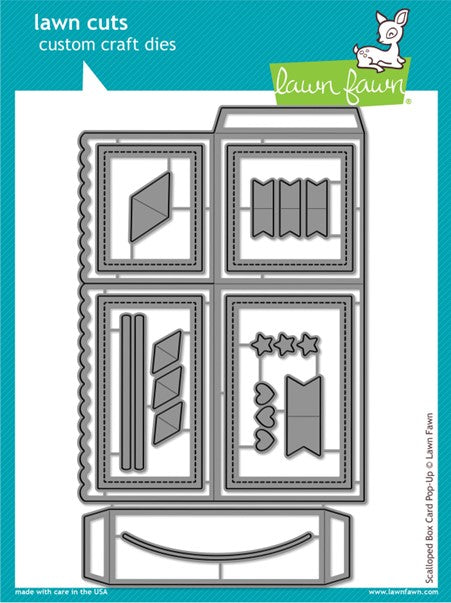 Lawn Fawn - LF1376 Scalloped Box Card......