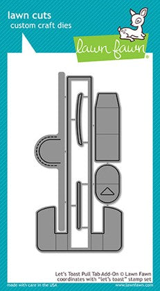 Lawn Fawn - LF1822 Let's Toast Pull Tab Add-on........