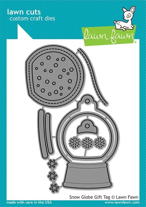 Lawn Fawn - LF2056 Snow Globe Gift Tag