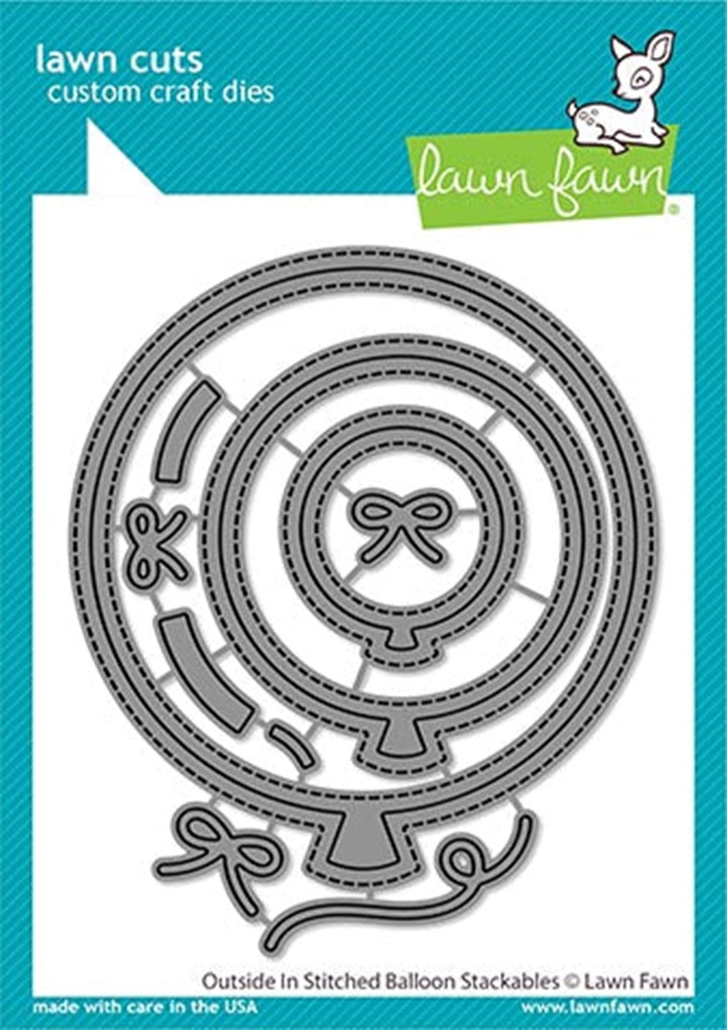 Lawn Fawn - LF2265 Outside In Stitched Balloon Stackables