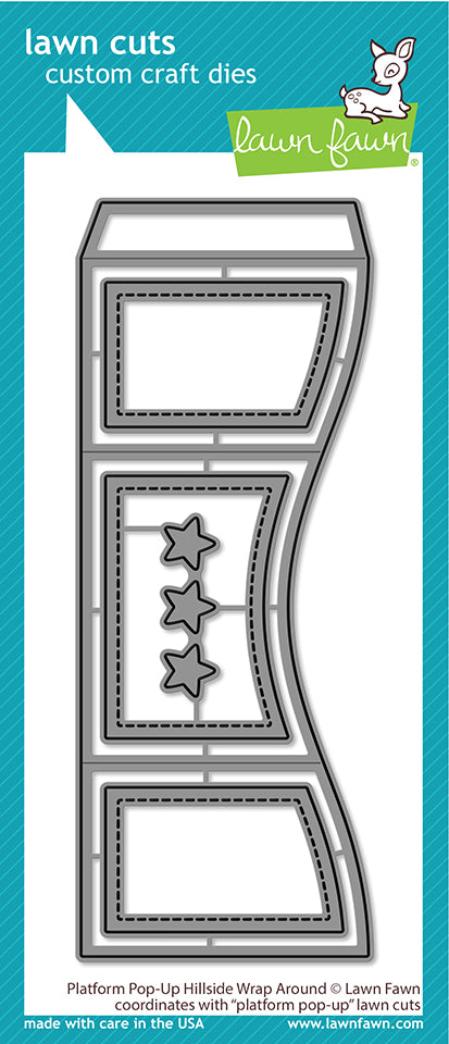 Lawn Fawn - LF2956 Platform Pop-Up Hillside Wrap Around