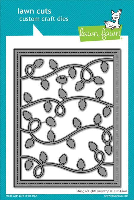 Lawn Fawn - String of Lights Backdrop die set (LF3526)…….