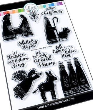 Catherine Pooler - Let Us Adore Him (stamp & die bundle)
