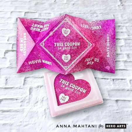 Hero Arts - Fancy Die Folded Love Note