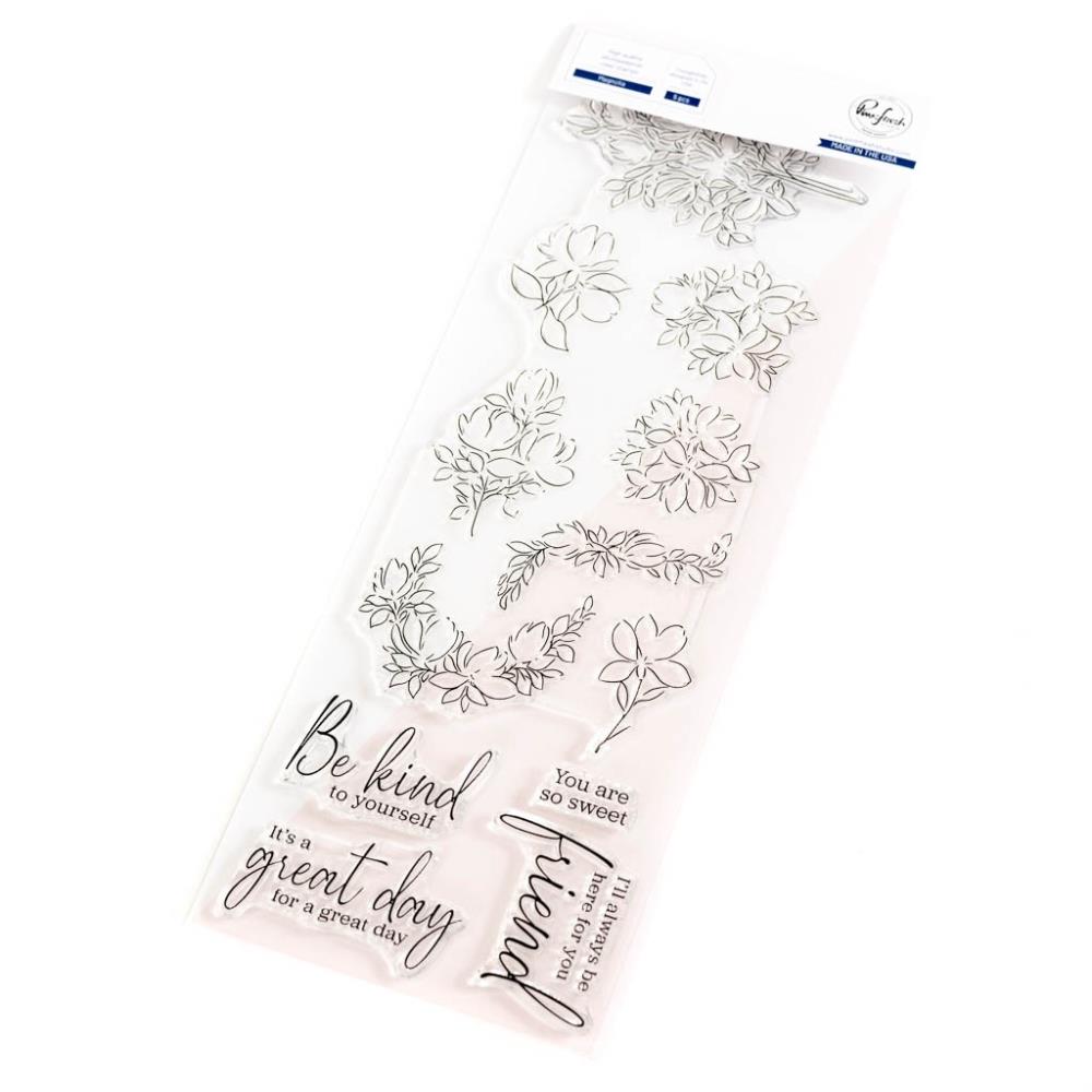 Pinkfresh Studios - (PF195323)Artistic Magnolias. Die only…….