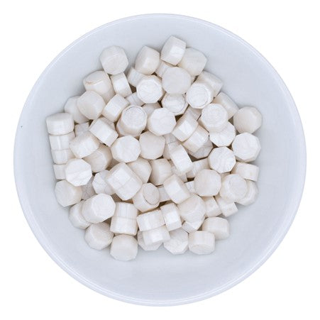 Spellbinders Wax Beads (pkg 100) - Pearl White